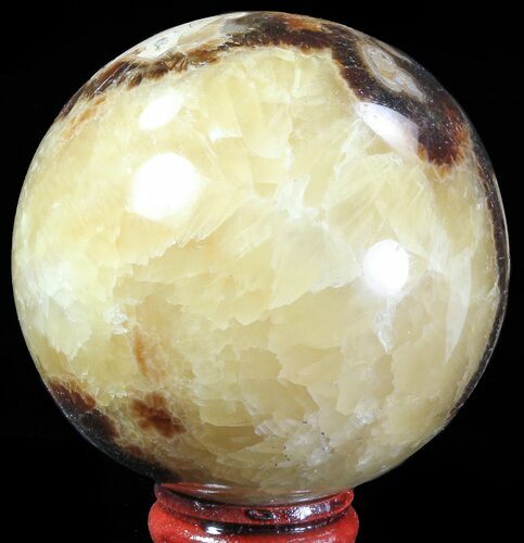 Polished Septarian Sphere - Madagascar #67868